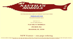 Desktop Screenshot of nautilusmodels.com