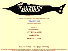 Tablet Screenshot of nautilusmodels.com